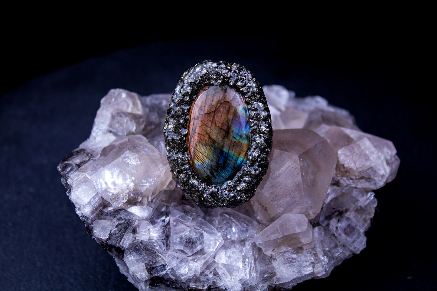 Aurora Borealis (Adjustable ring band # 4)