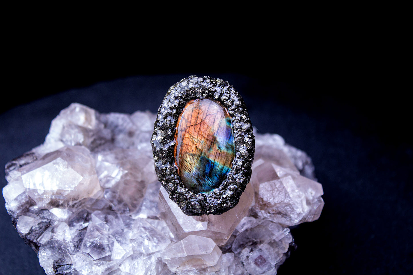 Aurora Borealis (Adjustable ring band # 4)