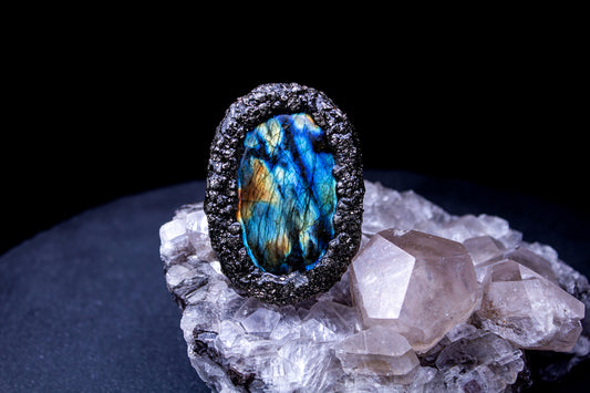 Aurora Borealis (Adjustable ring band # 1)