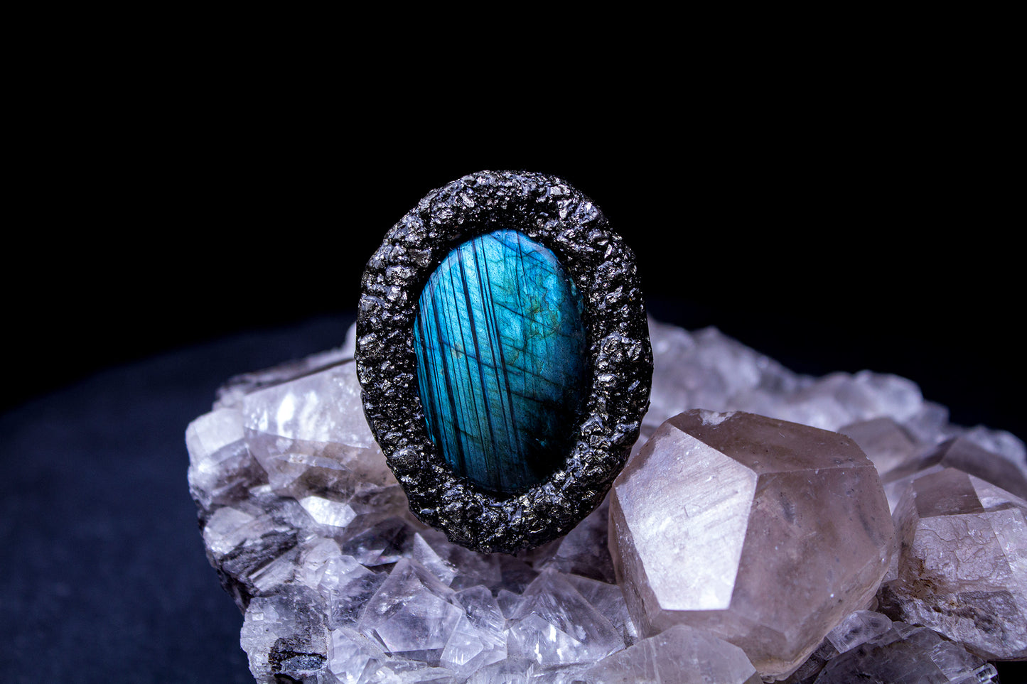 Aurora Borealis (Adjustable ring band # 2)