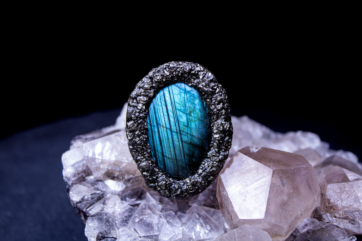 Aurora Borealis (Adjustable ring band # 2)