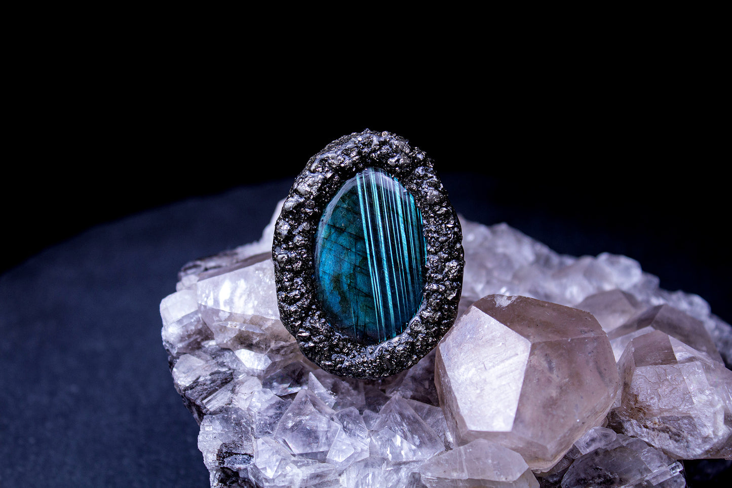 Aurora Borealis (Adjustable ring band # 2)