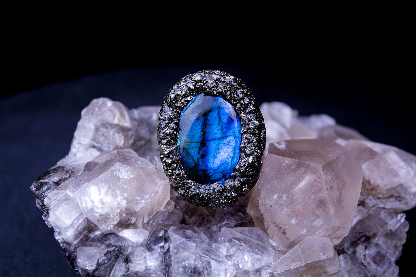 Aurora Borealis (Adjustable ring band # 3)